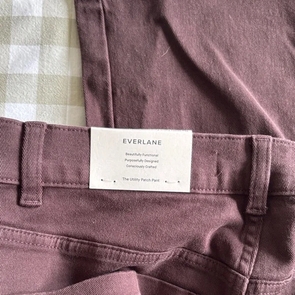 Everlane - The Utility Patch Pocket Pant - Dark Chocolate NWT - Picture 6 of 7